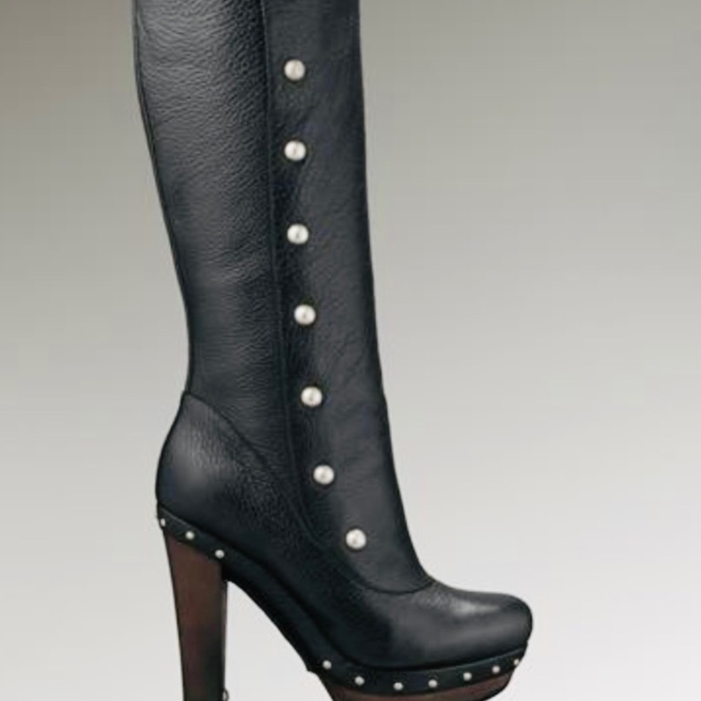 Tall Ugg Leather Boots